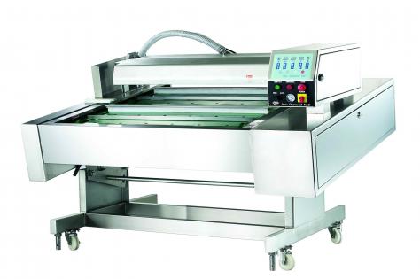 Continuous belt type automatic vaccum packing machine